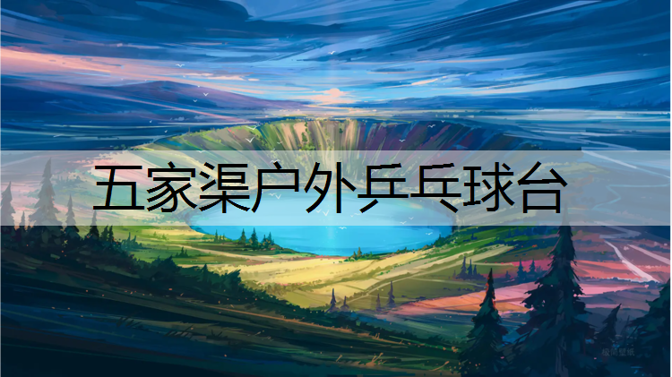 五家渠户外乒乓球台